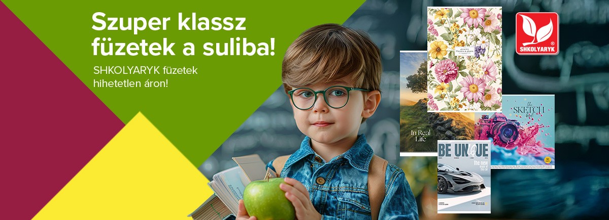 SHKOLYARYK füzetek