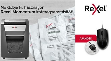 Ne dobja ki, használjon Rexel Momentum iratmegsemmisítőt!