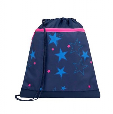 Tornazsák, BELMIL "Sparkling Star", kék, csillagok